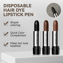 Load image into Gallery viewer, Disposable Temporary Hair Dye Pen Covering White Hair Lipstick Style Hair Dye Gentle Non-irritating Portable Hair Dye Cream