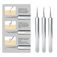 Load image into Gallery viewer, Stainless Steel Luminous Acne Needle Acne Squeezing Tool With Lamp Convenient Blackhead Needle Cell Acne Needle Skin Care