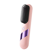 Load image into Gallery viewer, Negative Ion Wireless Hair Straightener Rechargeable Portable Dual-purpose Ceramic Heating Hair Straightener Curling Iron