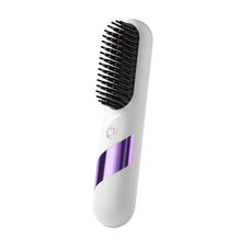 Load image into Gallery viewer, Negative Ion Wireless Hair Straightener Rechargeable Portable Dual-purpose Ceramic Heating Hair Straightener Curling Iron