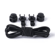 Load image into Gallery viewer, Colorful Elastic Band Round Spring Buckle Shoelaces Easy Convenient No-tie Shoelaces Casual Sports Shoes Shoelaces for Adult Children