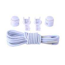 Load image into Gallery viewer, Colorful Elastic Band Round Spring Buckle Shoelaces Easy Convenient No-tie Shoelaces Casual Sports Shoes Shoelaces for Adult Children
