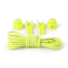Load image into Gallery viewer, Colorful Elastic Band Round Spring Buckle Shoelaces Easy Convenient No-tie Shoelaces Casual Sports Shoes Shoelaces for Adult Children