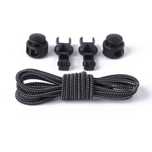 Load image into Gallery viewer, Colorful Elastic Band Round Spring Buckle Shoelaces Easy Convenient No-tie Shoelaces Casual Sports Shoes Shoelaces for Adult Children