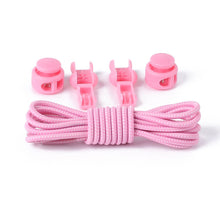 Load image into Gallery viewer, Colorful Elastic Band Round Spring Buckle Shoelaces Easy Convenient No-tie Shoelaces Casual Sports Shoes Shoelaces for Adult Children