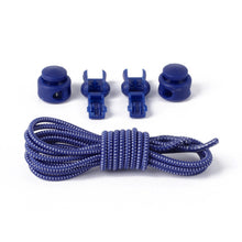 Load image into Gallery viewer, Colorful Elastic Band Round Spring Buckle Shoelaces Easy Convenient No-tie Shoelaces Casual Sports Shoes Shoelaces for Adult Children