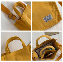 Load image into Gallery viewer, Multicoloured Corduroy Handbag Adjustable Shoulder Bag Comfortable Portable Large Capacity Wrist Bag Casual Crossbody Bag