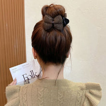 Load image into Gallery viewer, Simple Fabric Bowknot Hair Clip Sweet Temperamental Updo Hairpin Hair Claw Clip Headwear Hair Clip Hair Accessory for Women