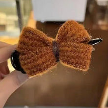 Load image into Gallery viewer, Simple Fabric Bowknot Hair Clip Sweet Temperamental Updo Hairpin Hair Claw Clip Headwear Hair Clip Hair Accessory for Women