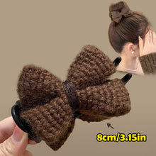 Load image into Gallery viewer, Simple Fabric Bowknot Hair Clip Sweet Temperamental Updo Hairpin Hair Claw Clip Headwear Hair Clip Hair Accessory for Women