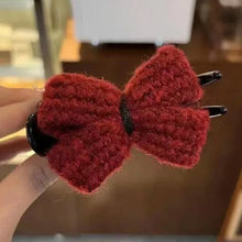 Load image into Gallery viewer, Simple Fabric Bowknot Hair Clip Sweet Temperamental Updo Hairpin Hair Claw Clip Headwear Hair Clip Hair Accessory for Women