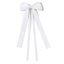 Load image into Gallery viewer, Multicoloured Double Ribbon Bowknot Hair Clip Simple Temperamental Ponytail Hairpin Headwear Hair Accessories for Women