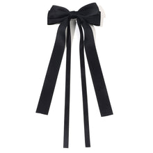 Load image into Gallery viewer, Multicoloured Double Ribbon Bowknot Hair Clip Simple Temperamental Ponytail Hairpin Headwear Hair Accessories for Women