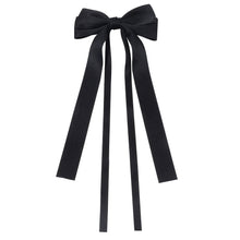 Load image into Gallery viewer, Multicoloured Double Ribbon Bowknot Hair Clip Simple Temperamental Ponytail Hairpin Headwear Hair Accessories for Women