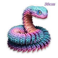 Load image into Gallery viewer, 30/45cm 3D Printed Snake Decoration 3D Printed Animals Desk Accessories Room Decor Office Table Funny Snake Year Ornament