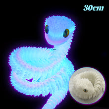 Load image into Gallery viewer, 30/45cm 3D Printed Snake Decoration 3D Printed Animals Desk Accessories Room Decor Office Table Funny Snake Year Ornament