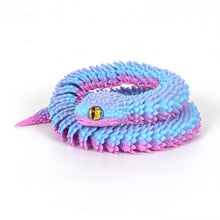 Load image into Gallery viewer, Luminous 30cm 3D Printed Cobra Snake Decoration 3D Printed Animals Desk Accessories Room Decor Office Table Snake Year Ornament