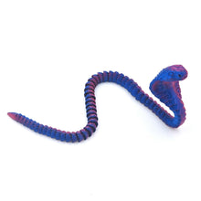 Load image into Gallery viewer, 3D Printed Snake Movable Joint Simulation Snake Figurine Creative Home Office Desktop Ornament Year Of Snake Decor Crafts Gift