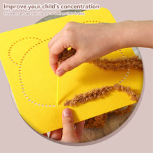 Load image into Gallery viewer, Non-Finished Cute DIY Wool Felt Kit Cartoon Animal Handcraft Needle Felting Kit for Needle Material Pack for Kids Beginner Gift