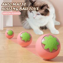 Load image into Gallery viewer, Orange Shape Cat Interactive Ball Toys Automatic Rolling Ball Electric Cat Toys Rechargeable Self-moving Kitten Toys