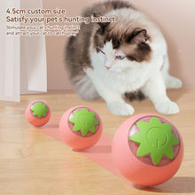 Load image into Gallery viewer, Orange Shape Cat Interactive Ball Toys Automatic Rolling Ball Electric Cat Toys Rechargeable Self-moving Kitten Toys