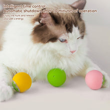 Load image into Gallery viewer, Orange Shape Cat Interactive Ball Toys Automatic Rolling Ball Electric Cat Toys Rechargeable Self-moving Kitten Toys