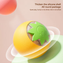 Load image into Gallery viewer, Orange Shape Cat Interactive Ball Toys Automatic Rolling Ball Electric Cat Toys Rechargeable Self-moving Kitten Toys