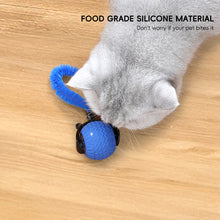 Load image into Gallery viewer, Cat Interactive Ball Toys Automatic Rolling Ball Faux Tail Electric Cat Toys Rechargeable Self-moving Kitten Toys
