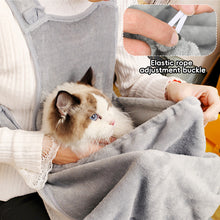 Load image into Gallery viewer, Pet Apron Carrier Cat Carrier 4 Holding Holes Anti-Scratch Hair Resistant Good Helpers for Cutting Pet Nails