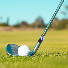 Load image into Gallery viewer, 1Pc Professional Golfing Iron Ferrules Long Short for 0.37Inch Tapered Parallel Shafts Colorful Striped Golfing Tapered Ferrules