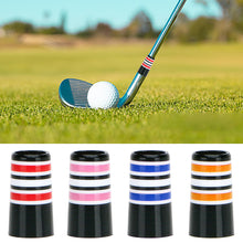 Load image into Gallery viewer, 1Pc Professional Golfing Iron Ferrules Long Short for 0.37Inch Tapered Parallel Shafts Colorful Striped Golfing Tapered Ferrules