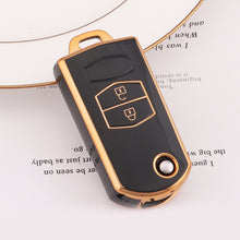 Load image into Gallery viewer, 2 3 Buttons Car Key Cover Case Remote Shell Fob Bag Protector TPU Key Holder For Mazda 2 3 5 6 CX7 CX9 RX8 MX5 MPV Demio
