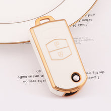 Load image into Gallery viewer, 2 3 Buttons Car Key Cover Case Remote Shell Fob Bag Protector TPU Key Holder For Mazda 2 3 5 6 CX7 CX9 RX8 MX5 MPV Demio