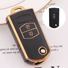 Load image into Gallery viewer, 2 3 Buttons Car Key Cover Case Remote Shell Fob Bag Protector TPU Key Holder For Mazda 2 3 5 6 CX7 CX9 RX8 MX5 MPV Demio