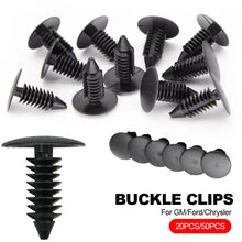 Load image into Gallery viewer, 20/50Pcs 8mm Auto Fastener Rivet Push in 8mm Car Trunk Roof Trim Panel Fastener Clip Fender Bumper Shield Retainer Clip Universal