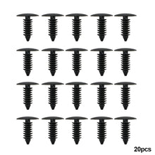 Load image into Gallery viewer, 20/50Pcs 8mm Auto Fastener Rivet Push in 8mm Car Trunk Roof Trim Panel Fastener Clip Fender Bumper Shield Retainer Clip Universal