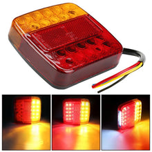 Load image into Gallery viewer, 2Pcs 12V 26LED Truck Rear Taillight Turn Signal Indicator Tail Light Car Number Plate Light Rear Reverse Brake Stop Lamp Trailer Caravan