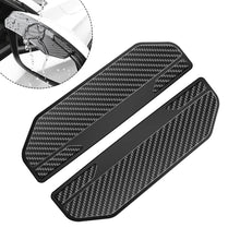 Load image into Gallery viewer, 2Pcs Carbon Fibre Universal Car Rear View Mirror Rain Cover Sun Visor Eyebrow Side View Mirror Rain Guard Auto Protection