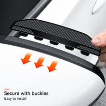 Load image into Gallery viewer, 2Pcs Carbon Fibre Universal Car Rear View Mirror Rain Cover Sun Visor Eyebrow Side View Mirror Rain Guard Auto Protection