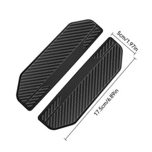 Load image into Gallery viewer, 2Pcs Carbon Fibre Universal Car Rear View Mirror Rain Cover Sun Visor Eyebrow Side View Mirror Rain Guard Auto Protection