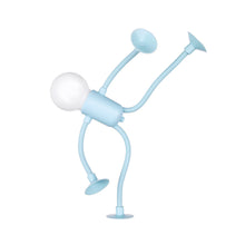 Load image into Gallery viewer, Mini Suction Cup Desk Book Light Changeable Shape Funny Sportsman Night Light Portable LED Lamp Funny Bedroom Decor Kids Gift
