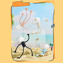 Load image into Gallery viewer, Mini Suction Cup Desk Book Light Changeable Shape Funny Sportsman Night Light Portable LED Lamp Funny Bedroom Decor Kids Gift