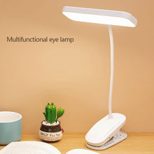 Load image into Gallery viewer, Led Eye Protection Desk Lamp with Clip Usb Rechargeable Table Lamp 360° Flexible Study Lamp Bedroom Reading Book Night Light
