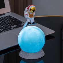 Load image into Gallery viewer, Suspended Astronaut Ornament Lunar Lamp Cute Little Night Light Decoration Housewarming Gift Suitable Children