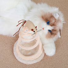 Load image into Gallery viewer, New Cat Toys Cat Supplies Spiral Steel Wire Spring Linen Disc Cat Scratch Board Hemp Mouse