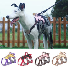 Load image into Gallery viewer, Durable Pet Dog Vest Harness Explosion-proof Big Dogs Harnesses Reflective French Bulldog Collar Shepherd Dogs Walking Supplies