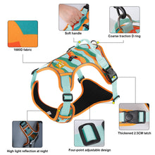 Load image into Gallery viewer, Medium Large Dog Harnesses Collar Labrador Reflective Adjustable Harness Oxford Cloth Pet Vest Training Hound Walk the Dog