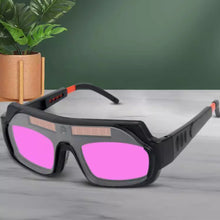 Load image into Gallery viewer, 1Pair Protective Glasses Solar Automatic Dimming Welding Mask Auto Welding Goggles with View True Color for Wide