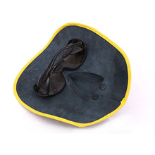 Load image into Gallery viewer, Cowhide Eyeglasses Labor Protection Welding Eyeglasses Ghost Face Protection Mask Head Wear Cowhide Welding Masks