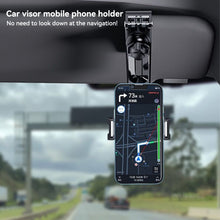 Load image into Gallery viewer, Rotatable Car Phone Holder Multifunctional Auto Rearview Mirror Seat Hanging Clip Bracket Cell Phone Holder